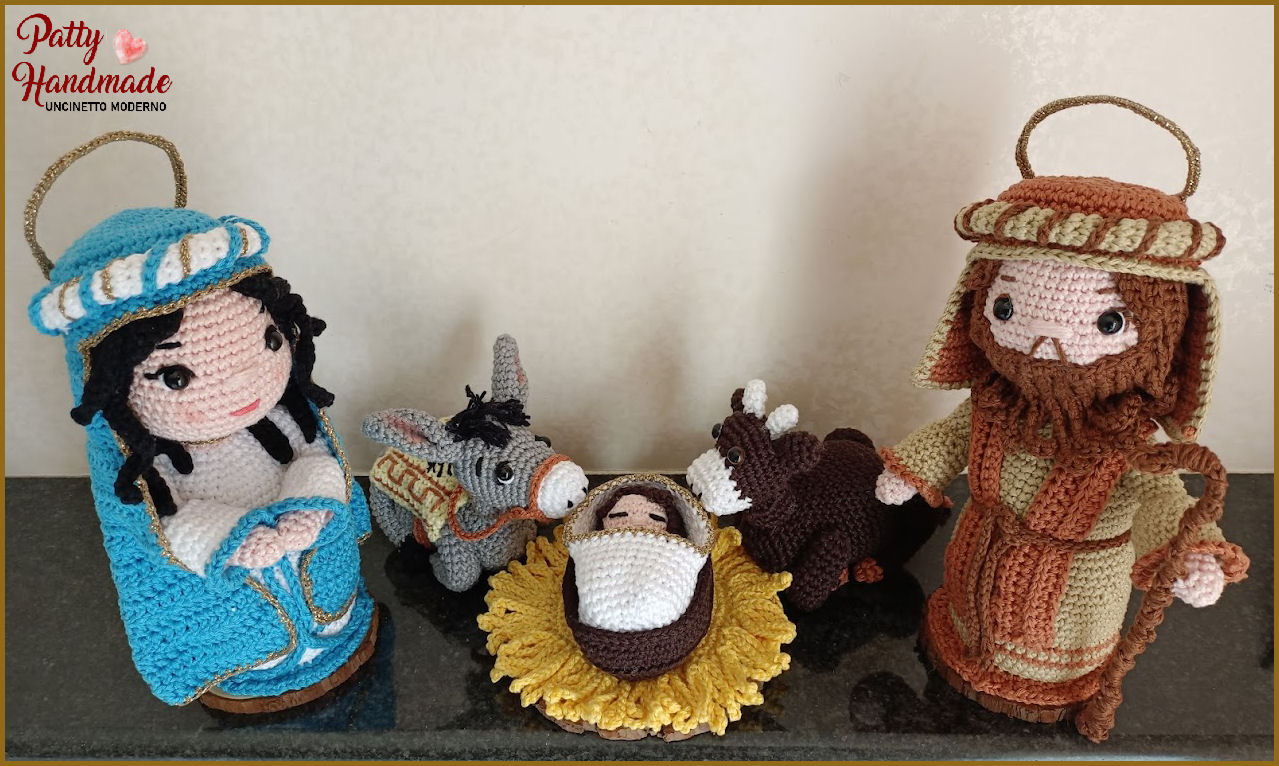 Presepe Amigurumi, personaggi principali