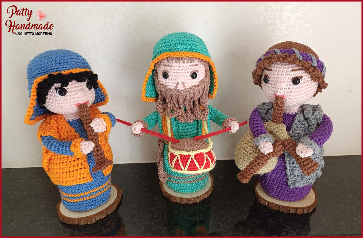 PRESEPE AMIGURUMI: I tre Suonatori