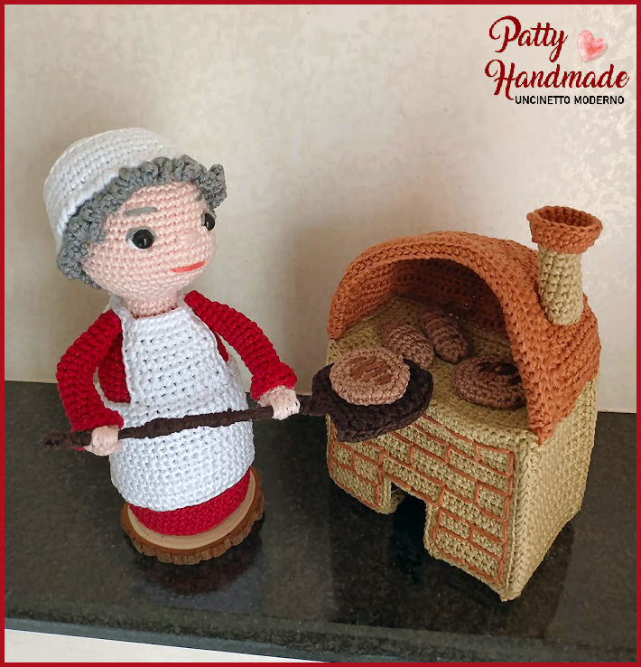 PRESEPE AMIGURUMI: Il fornaio.